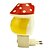 billige Indretnings- og natlamper-Red Dots mashroom LED Night Light (110V-240V)