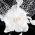 ieftine Casca de Nunta-fulgi de fasole din tulul de flori se confruntă cu stil clasic feminin