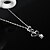 cheap Necklaces-Elegant S925 Sterling Silver Heart-to-Heart Style Zircon Pendant Necklace