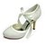 cheap Women&#039;s Heels-Wedding Summer Winter Sparkling Glitter Stiletto Heel Satin Stretch Satin Black White Champagne