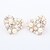 economico Orecchini-Earrings Seed Pearls Heart Love Ladies European Pearl Earrings Jewelry Gold For