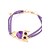 cheap Religious Jewelry-Women&#039;s Charm Bracelet Leather Bracelet Owl Ladies Cute Leather Bracelet Jewelry White / Black / Purple For Christmas Gifts Casual