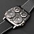 levne Vojenské hodinky-Pánské Vojenské hodinky Křemenný Japonské Quartz Teploměr Kompas Hodinky s dvojitým časem PU Kapela Analogové Přívěšky Černá / Nerez