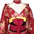 Недорогие Кимоно-гейша Жен. Кимоно Пояс оби Назначение Хлопок Цветочный принт Новый год Маскарад Пояс кимоно Пальто