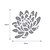 levne Samolepky s botanickým motivem-Lotus Flower Wall Sticker