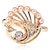 cheap Rings-Lureme Alloy Pearl Gold Adjustable Ring