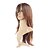 Χαμηλού Κόστους Συνθετικές Trendy Περούκες-Συνθετικές Περούκες Ίσιο Ίσια Κούρεμα με φιλάρισμα Με αφέλειες Περούκα Μακρύ Καφέ Συνθετικά μαλλιά 24 inch Γυναικεία Καφέ