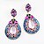 cheap Earrings-Women&#039;s Drop Earrings Hollow Out Drop European Rhinestone Imitation Diamond Earrings Jewelry For Party Daily