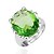levne Fashion Ring-Zirconia-Zircon Ring LKN18KRGPR159 zelená měď 18KRGP