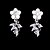 abordables Parures de Bijoux-Femme Zircon Perle imitée Strass Mariage Soirée Occasion spéciale Anniversaire Fiançailles Alliage Boucles d&#039;oreille Colliers décoratifs