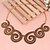cheap Necklaces-European and American retro geometric openwork stitching Personalized Necklace N1054