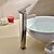 cheap Classical-Contemporary Vessel Ceramic Valve One Hole Single Handle One Hole Nickel Brushed, Bathroom Sink Faucet