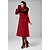 cheap Women&#039;s Coats &amp; Trench Coats-Women&#039;s Elegant Lapel Hooded With Fake Hair Coat