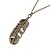 abordables Collier-Plantain collier de bronze N6