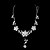 cheap Jewelry Sets-Women&#039;s Cubic Zirconia Rhinestone Wedding Party Special Occasion Anniversary Birthday Engagement Gift Alloy Earrings Necklaces