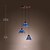 cheap Cluster Design-45 cm (18 inch) Pendant Light Glass Electroplated Tiffany 110-120V / 220-240V