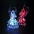 cheap Wedding Gifts-Colorful LED Flashing Angel Lamp -Set of 4