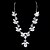 abordables Conjuntos de joyas-Mujer Zirconia Cúbica Cristal Boda Fiesta Ocasión especial Cumpleaños Pedida Legierung Pendientes Collares