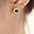 cheap Earrings-Strobe ~ Exclusive gem diamond earrings temperament (random color)