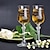 billige Champagneglass-Personlig Crystal Bryllup Riste fløyter (sett med 2)