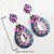 ieftine Cercei la Modă-Pentru femei Cercei Picătură Picătură European Ștras Diamante Artificiale cercei Bijuterii Pentru Petrecere Zilnic