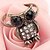 cheap Rings-Women&#039;s Rhinestone Alloy Owl Casual Costume Jewelry