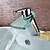 billige Armaturer til badeværelset-Håndvasken vandhane - Vandfald Krom Centersat Et Hul / Enkelt håndtag Et HulBath Taps