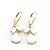cheap Earrings-Elegant Alloy Wonmen&#039;s Pierced Earrings