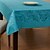 abordables Nappes-Bleu Polyester Rectangulaire Nappes de table