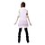 baratos Videogame Costumes-Inspired by Final Fantasy Serah Farron Video Game Cosplay Costumes Cosplay Suits Plaid Sleeveless Vest Top Skirt Costumes / Chiffon