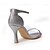 cheap Women&#039;s Shoes-Women&#039;s Glitter Summer Stiletto Heel Buckle Silver / Wedding