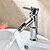 abordables Robinetteries de lavabo-Robinet lavabo - FaucetSet Chrome Set de centre 1 trou / Mitigeur un trouBath Taps