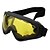 cheap Snowboard, Ski Goggles &amp; Replacement Lenses-10 pcs Of Black Frame Yellow Lens Skiing Goggles