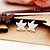 cheap Earrings-Women&#039;s Stud Earrings Birthstones Rhinestone Alloy Star Jewelry Daily