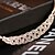 Недорогие Модные ожерелья-Women&#039;s Crystal Pendant Necklace Fashion Alloy Gold Silver Necklace Jewelry For Party