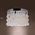 baratos Candeeiros de Teto-4-luz 40(16 cm Cristal Estilo Mini Apliques de Tecto Metal Concha Cromado 110-120V 220-240V
