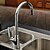 cheap Sprinkle® Kitchen Faucets-Contemporary  with  Chrome Single Handle One Hole  for Centerset