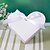 abordables Supports cadeaux invités-Conception de coeur de boîte de faveur blanc avec ruban bowknot (jeu de 12)