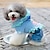 levne Oblečky pro psy-Pes Kabáty Zima Oblečení pro psy Modrá Růžová Kostým Bavlna XS S M L XL