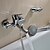 cheap Sprinkle® Shower Faucets-Contemporary  with  Chrome Single Handle Two Holes  for Wall Mount