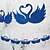 cheap Wedding Decorations-Wedding Décor Hanging Shining Paper Swan Banner(set of 9)--(More Colors)