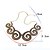 cheap Necklaces-European and American retro geometric openwork stitching Personalized Necklace N1054