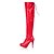 cheap Women&#039;s Boots-Women&#039;s Spring Fall Winter Fashion Boots Patent Leather Casual Dress Stiletto Heel White Black Red