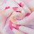 abordables Ropa de Cama para Niños-Flores rosadas y conejos Coral Fleece con bordado Manta para bebé