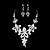 abordables Conjuntos de joyas-Mujer Zirconia Cúbica Cristal Boda Fiesta Ocasión especial Cumpleaños Pedida Legierung Pendientes Collares