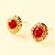 cheap Earrings-Strobe ~ Exclusive gem diamond earrings temperament (random color)