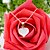 cheap Necklaces-Women&#039;s Pendant Necklace - Heart, Love Fashion White, Black, Red Necklace Jewelry For Party