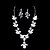 abordables Parures de Bijoux-Femme Zircon Strass Mariage Soirée Occasion spéciale Anniversaire Fiançailles Alliage Boucles d&#039;oreille Colliers décoratifs
