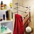 cheap Towel Bars-Towel Bar Contemporary Brass 1 pc - Hotel bath 3-towel bar