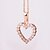 cheap Necklaces-Cubic Zirconia Pendant Necklace Zircon Alloy Necklace Jewelry For Casual